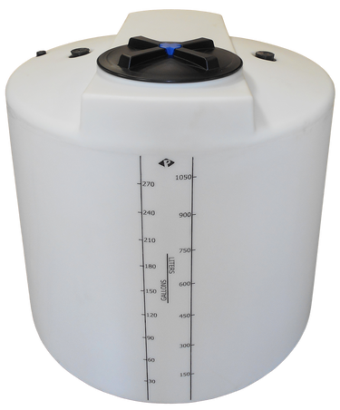 300 Gal ProChem® Process Chemical Tanks - XLPE 1.9 - Natural - Dia 48